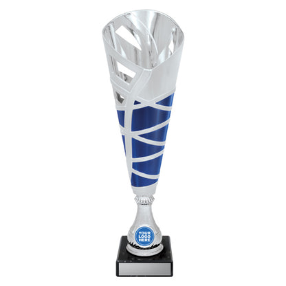 Hex Cup - Silver / Blue