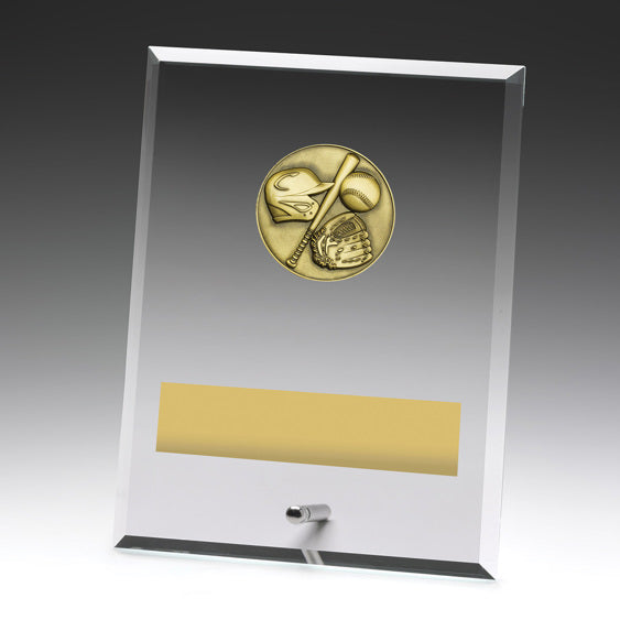 Glass Plaques - Baseball
