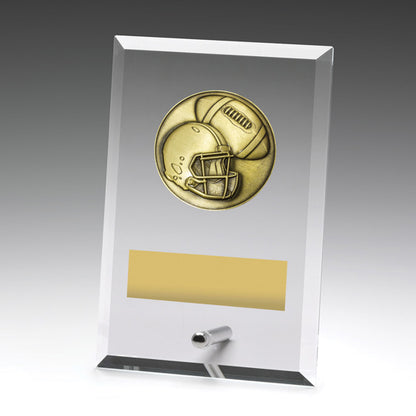 Glass Plaques - American Football