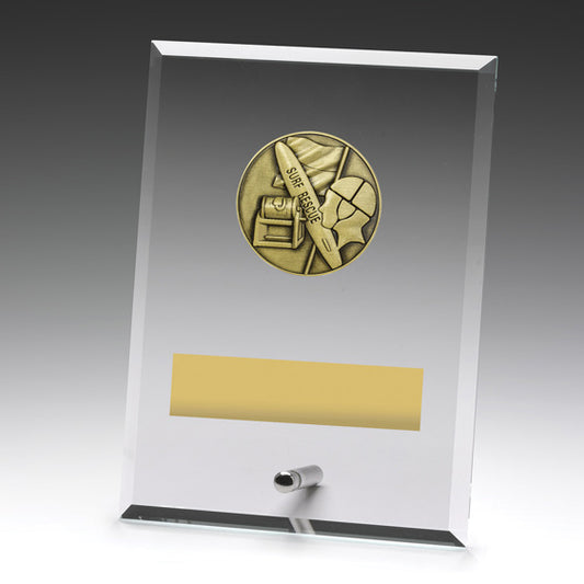 Glass Plaques - Lifesaving