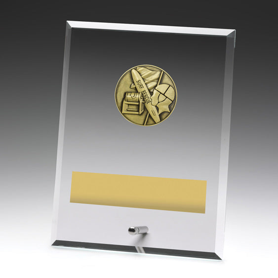 Glass Plaques - Lifesaving