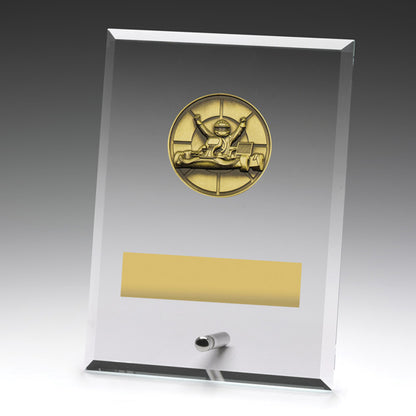 Glass Plaques - Go Kart