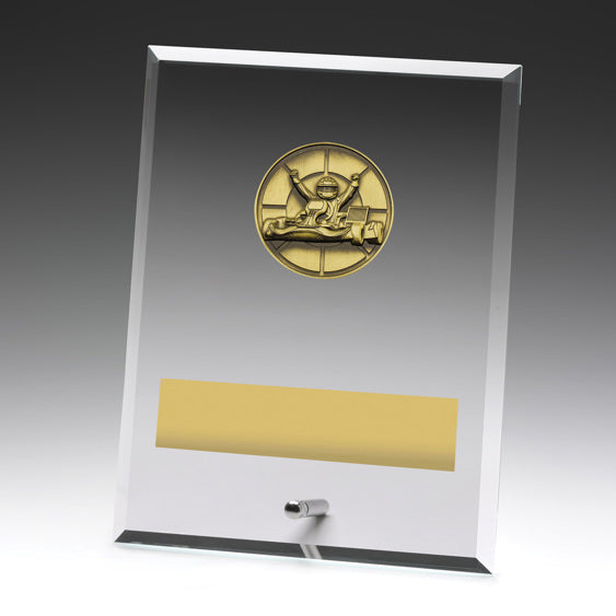 Glass Plaques - Go Kart