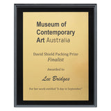 Engraved Plaques - Brushed Gold