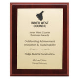 Engraved Plaques - European Gold