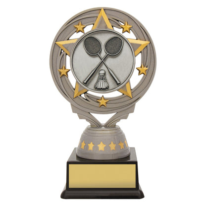 Silver Badminton Torch