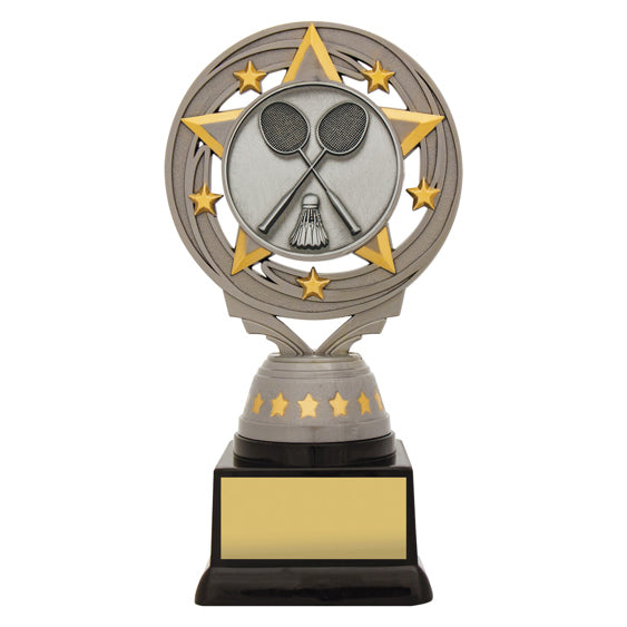 Silver Badminton Torch