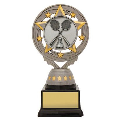 Silver Badminton Torch