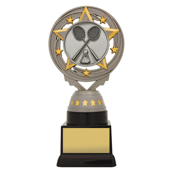 Silver Badminton Torch