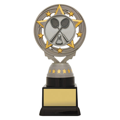 Silver Badminton Torch