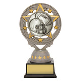Silver American Football Torch