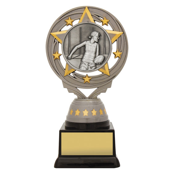 Silver Female Footy Torch