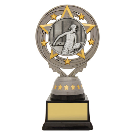 Silver Female Footy Torch