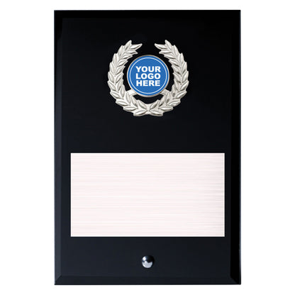 Black Glass Plaque