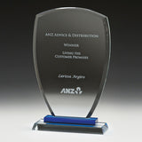 Glass Blue Shield