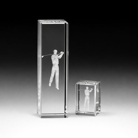 3D Laser Golf Trophies