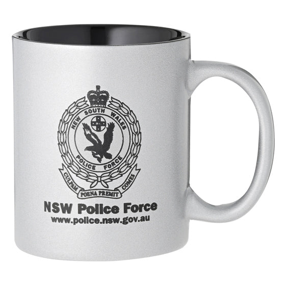 Silver Coffee Mug