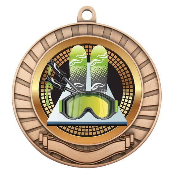 Eco Scroll - Skiing