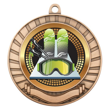 Eco Scroll - Skiing