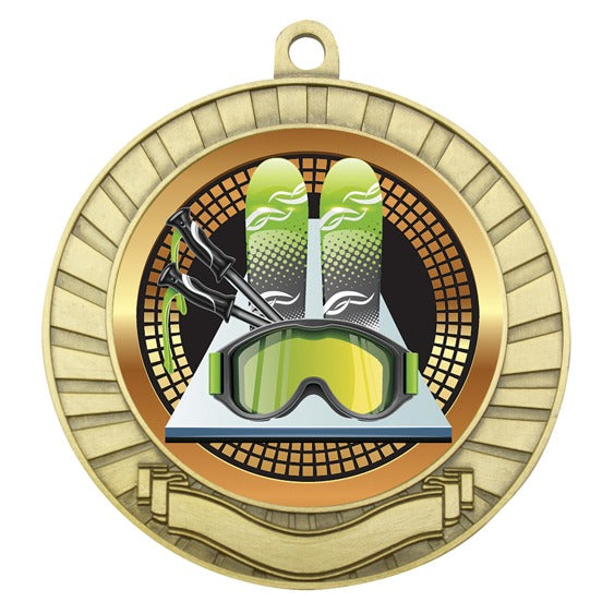 Eco Scroll - Skiing