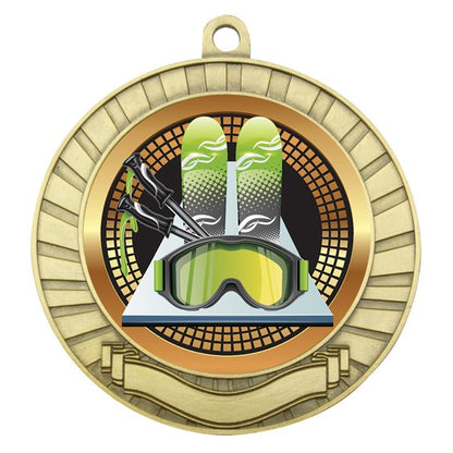 Eco Scroll - Skiing