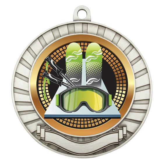 Eco Scroll - Skiing