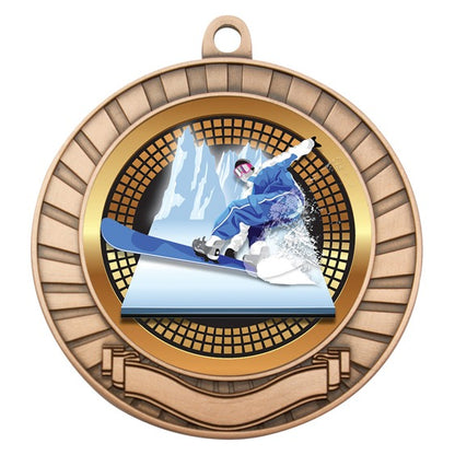 Eco Scroll - Snowboarding