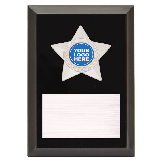 Star Plaque - Silver