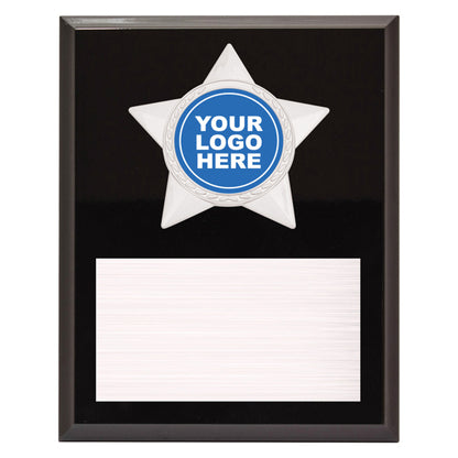 Star Plaque - Silver
