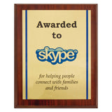 Colour Plaque - Gold