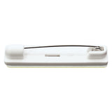 White Square Badge Pin