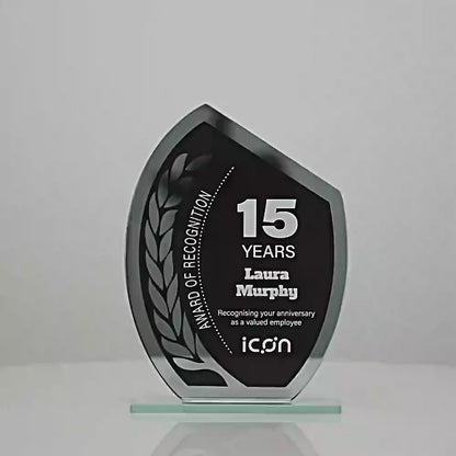 Black Wreath Glass Award