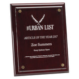 Premium Rosewood Floating Plaque