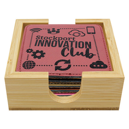 Bamboo Coaster Holder