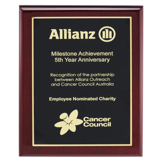 Designer Black Plaque