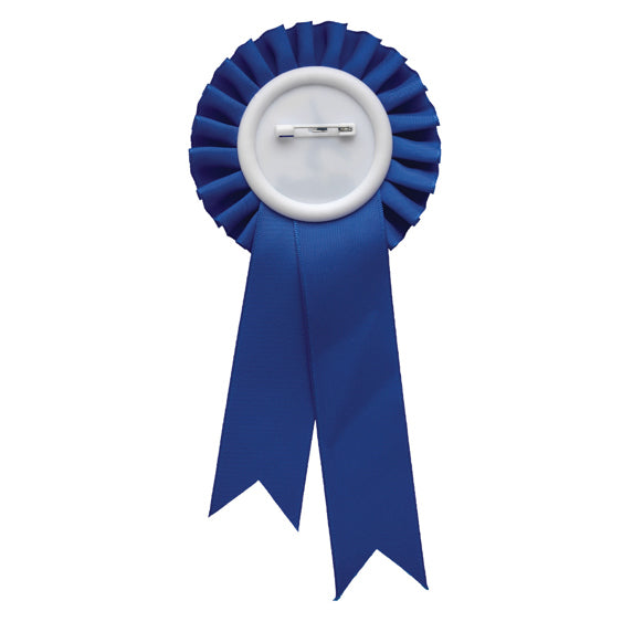 Blue Rosette w/ Clip