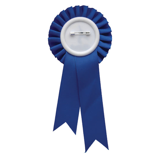 Blue Rosette w/ Clip