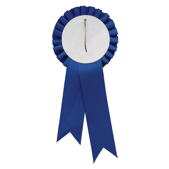 Blue Rosette w/ Hook