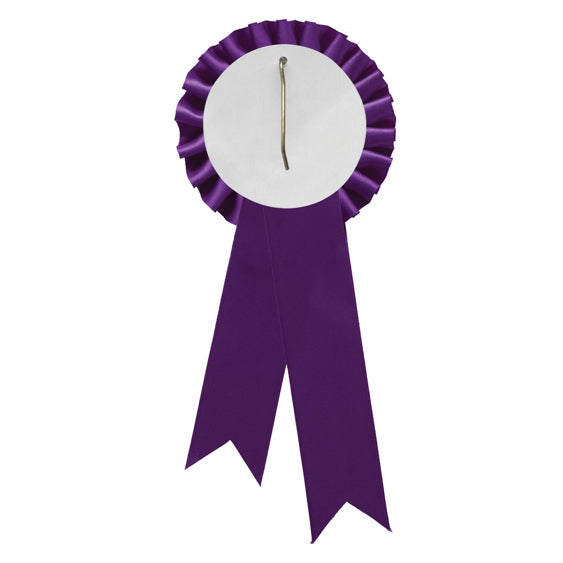 Purple Rosette w/ Hook