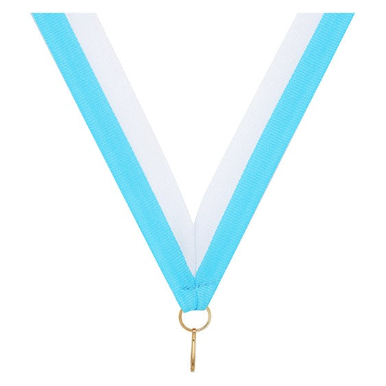 Light Blue / White Ribbon