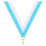 Light Blue / White Ribbon