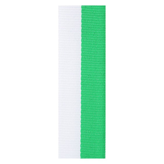 Green / White Ribbon