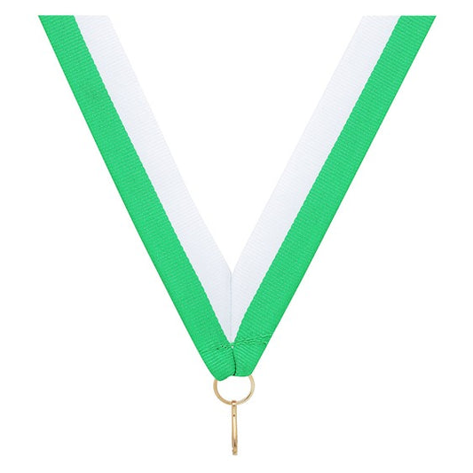 Green / White Ribbon