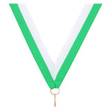 Green / White Ribbon