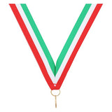 Red / White / Green Ribbon