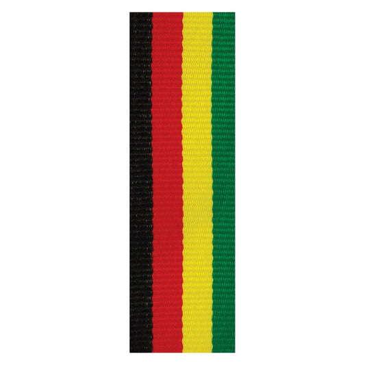 Black / Red / Yellow / Green Ribbon