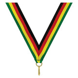 Black / Red / Yellow / Green Ribbon