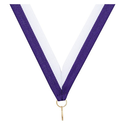 Purple / White Ribbon