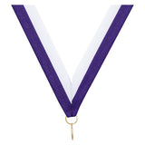 Purple / White Ribbon