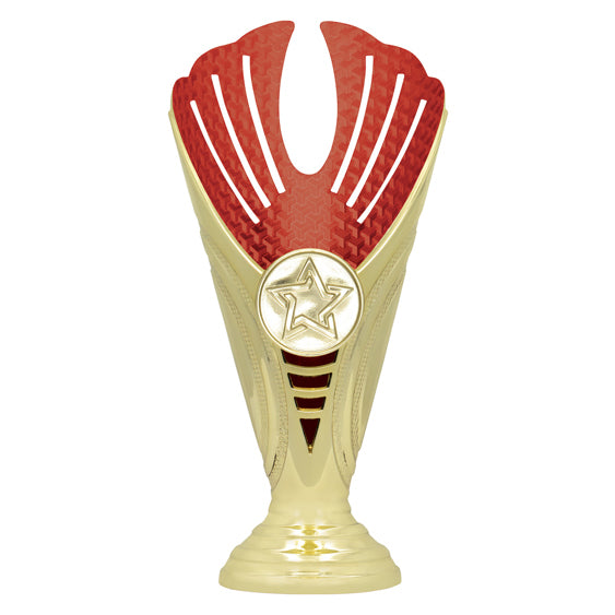 Paloma Holder - Gold / Red